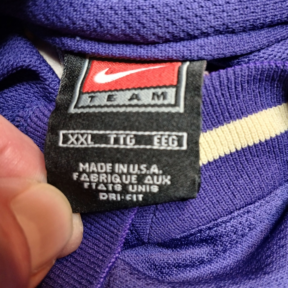 Vtg Made In USA Nike Team Center Swoosh U Of Washington Pullover Sweatshirt XXL - Picture 9 of 10